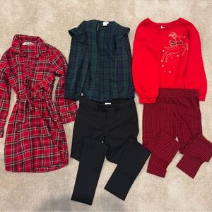 Multiples Festive Kids' Set - Red, Green, Black